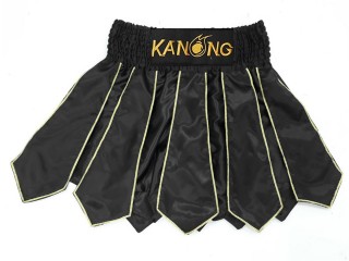 Kanong Muay Thai Shorts Gladiator : KNS-142 Black